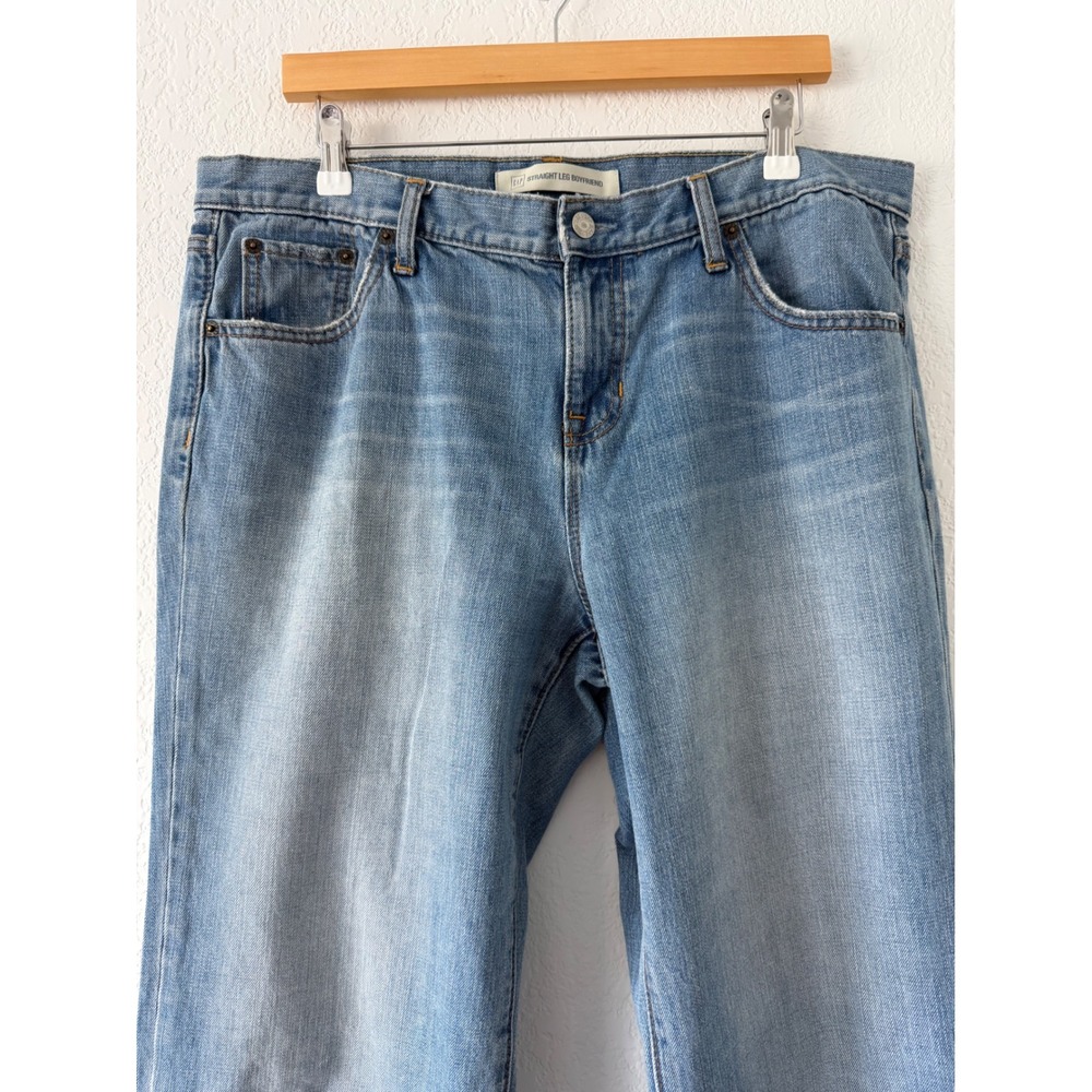 Vintage Gap Straight Leg Boyfriend Denim Jeans Womens 14R 100% Cotton - Picture 2 of 10